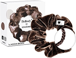 Резинка для волосся, mocha brown, 1 шт. - Bellody Original Scrunchie — фото N2