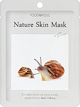 Духи, Парфюмерия, косметика Тканевая маска для лица с муцином улитки - Food a Holic Nature Skin Mask Snail Mucin
