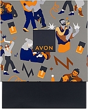 Avon Black Suede Aftershave Gift Set - Набор (edt/75ml + deo/50ml + show gel/250ml) — фото N1