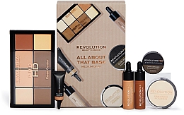 Парфумерія, косметика Набір, 6 продуктів - Revolution Pro Beauty All About That Base Box Medium-Deep