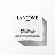 Нічний відновлюючий антивіковий крем для обличчя з ефектом ліфтингу - Lancome Renergie Multi-Lift Night Cream  — фото N2