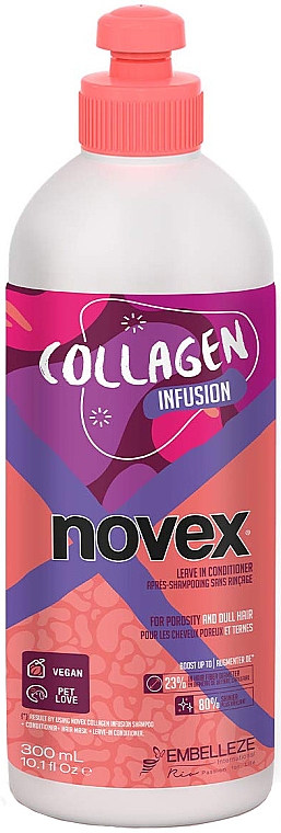 Незмивний кондиціонер для волосся - Novex Collagen Infusion Leave-In Conditioner — фото N1