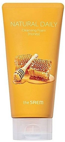 Пінка для вмивання з медом - The Saem Natural Daily Cleansing Foam Honey — фото N1