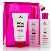 Духи, Парфюмерия, косметика УЦЕНКА Набор - Schwarzkopf Professional Bonacure Color Freeze (shm/100ml + cond/100ml + mask/75ml + bag) *