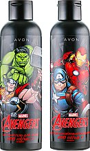 Духи, Парфюмерия, косметика Набор - Avon Marvel Avengers (sham/200ml + gel/200ml)