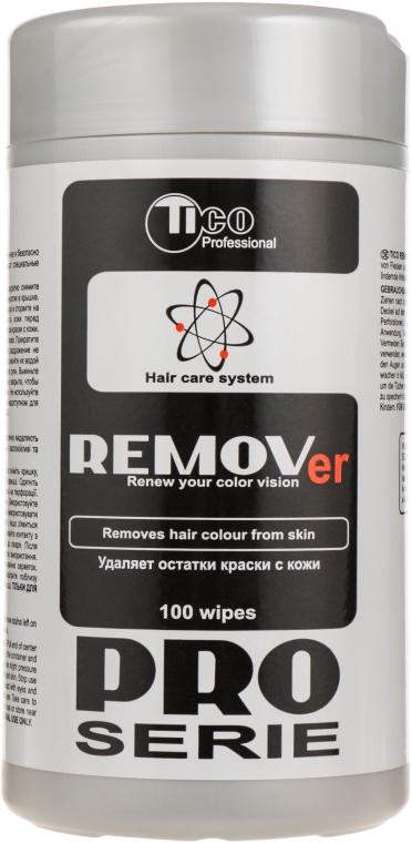 Влажные салфетки для удаления остатков краски с кожи головы - Tico Professional PRO Series — фото N1