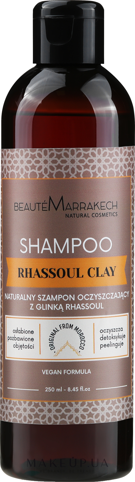Шампунь с рассульской глиной и аргановым маслом - Beaute Marrakech — фото 250ml