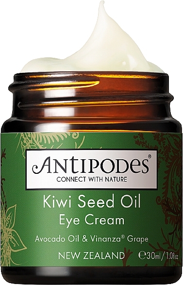 Крем для кожи вокруг глаз с маслом семян киви - Antipodes Kiwi Seed Oil Eye Cream — фото N1