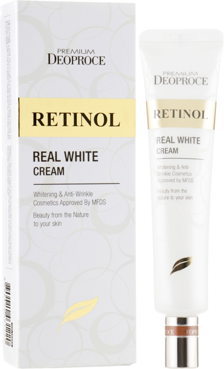 Крем для повік і носогубних складок - Deoproce Retinol Real White Cream — фото N1