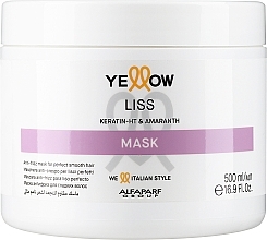 Маска-антифриз для гладких волос - Yellow Ye Liss Therapy Mask Anti-Frizz Mask — фото N1