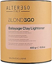 Осветляющий порошок с глиной - Alter Ego BlondEgo Balayage Clay Lightener — фото N1