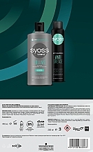 Набір "For men. Clean & Freshness" - Syoss (shm/440ml + shmp/dry/200ml) — фото N6