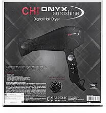 Цифровой фен для волос - CHI Onyx Euroshine Dryer — фото N1
