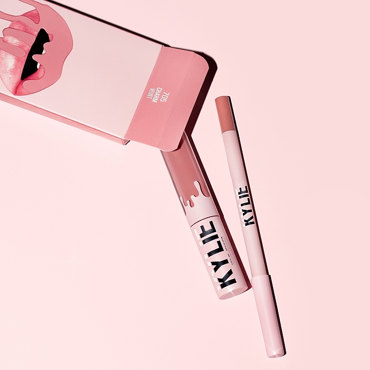Набор - Kylie Cosmetics Velvet Lip Kit (lipstick/3ml + lip/pencil/1.1g) — фото N10