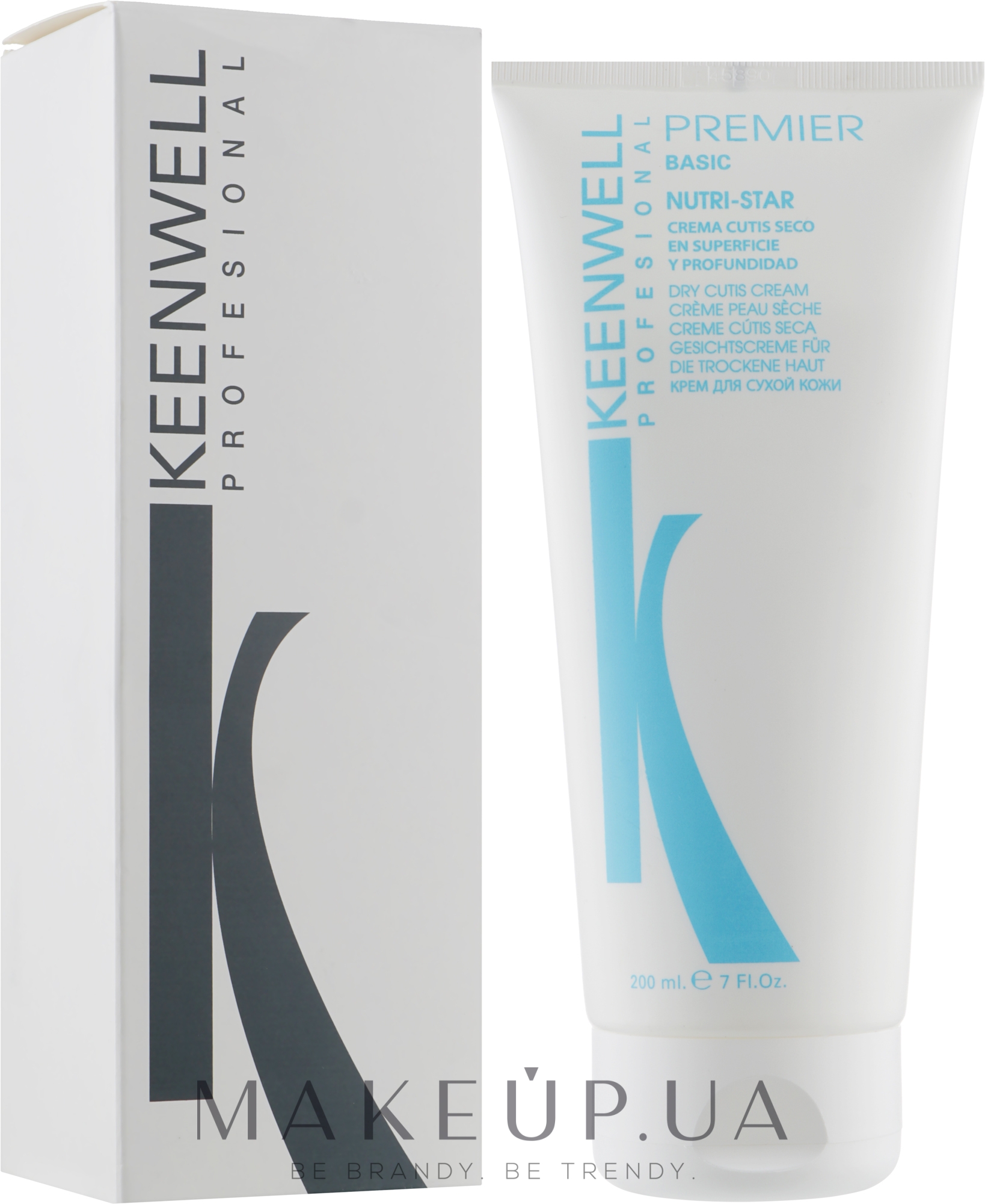 Зволожувальний крем для сухої й в'янучої шкіри обличчя - Keenwell Premier Basic Nutri Star Facial Massage Cream For Dry Skin — фото 200ml