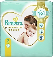 Подгузники Pampers Premium Care Newborn (4-8 кг), 23 шт. - Pampers — фото N2