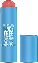 Мультистік для обличчя та губ - Rimmel Kind & Free Tinted Multi Stick — фото N2