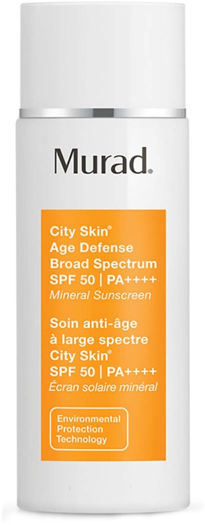 Сонцезахисний крем для обличчя - Murad Environmental Shield City Skin Age Defense Broad Spectrum SPF50 PA++++ — фото N1