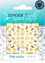 Духи, Парфюмерия, косметика Наклейки для дизайна ногтей, fda-200 - Zinger Nail Art Sticker