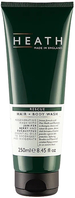 Очищающее средство для мытья волос и тела - Heath Rescue Hair + Body Wash — фото N1