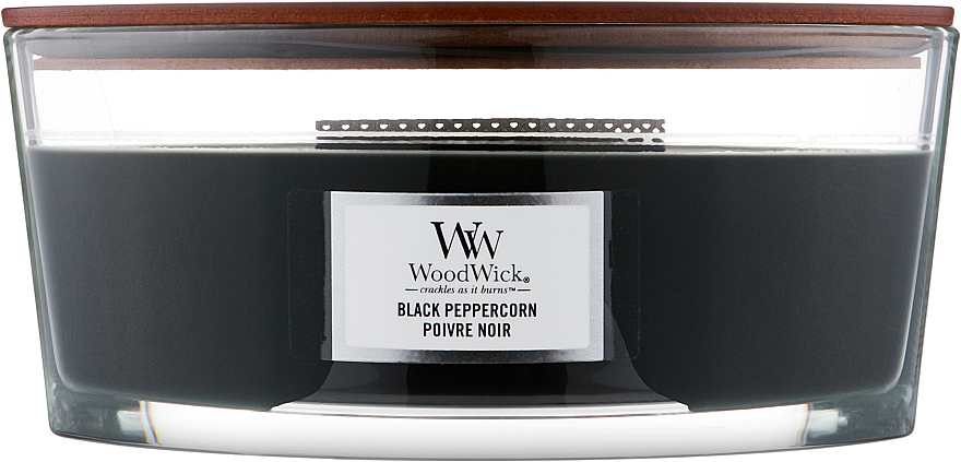 Ароматическая свеча в стакане - WoodWick Black Peppercorn Candle — фото N3