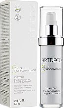 Духи, Парфюмерия, косметика Ночной крем для лица - Artdeco Skin Performance Detox Regenerating Night Cream