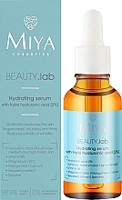 Сыворотка для лица с тройной гиалуроновой кислотой 2% - Miya Cosmetics Beauty Lab Serum — фото N2