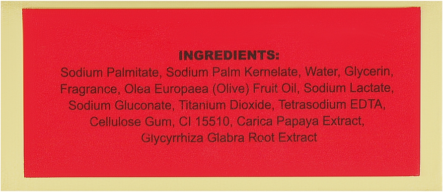 Мыло косметическое с экстрактом папайи и трав - Yoko Papaya Herbal With Papaya Extract Soap  — фото N3