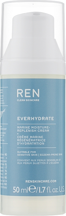 Крем для обличчя - Ren Everhydrate Marine Moisture-Replenish Cream — фото N1