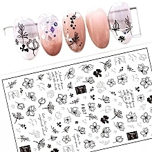 Наклейки для ногтей, самоклеющиеся F-807 - Deni Carte 88440 — фото N1