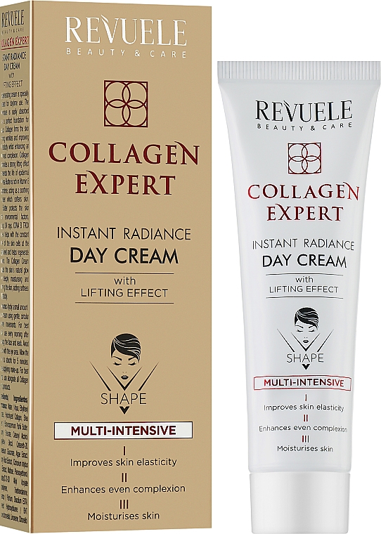 Дневной крем для лица - Revuele Collagen Expert Instant Radiance Day Cream — фото N2