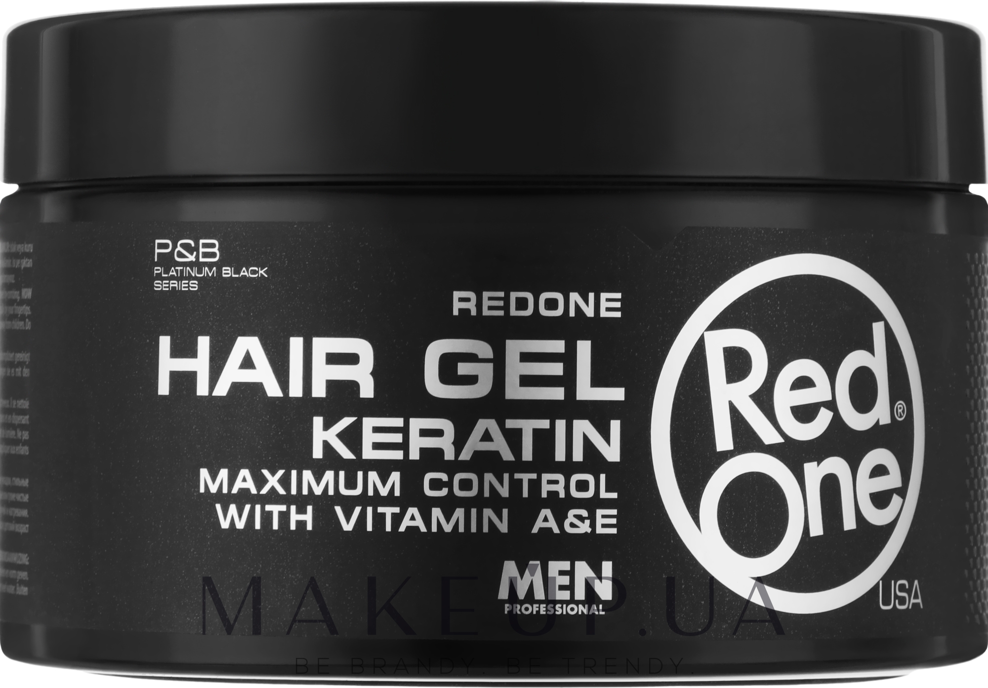 Гель для волосся ультрасильної фіксації з кератином - Red One Hair Gel Keratin — фото 450ml