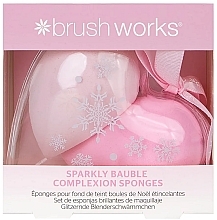 Духи, Парфюмерия, косметика Набор спонжей для макияжа, 2 шт. - Brushworks Sparkly Bauble Complexion Sponges 