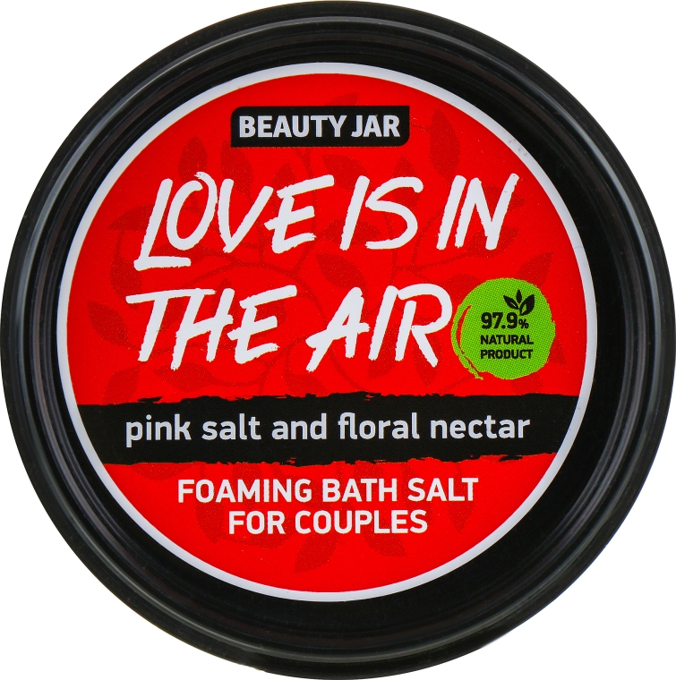 Сіль для ванн "Love Is In The Air" - Beauty Jar Foaming Bath Salt For Couples — фото N1