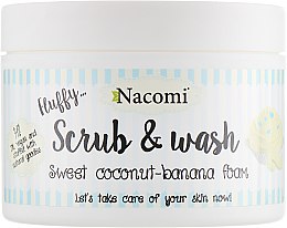 Духи, Парфюмерия, косметика Пилинг-пена для мытья "Кокос-банан" - Nacomi Scrub and Wash Sweet Coconut-Banana Foam