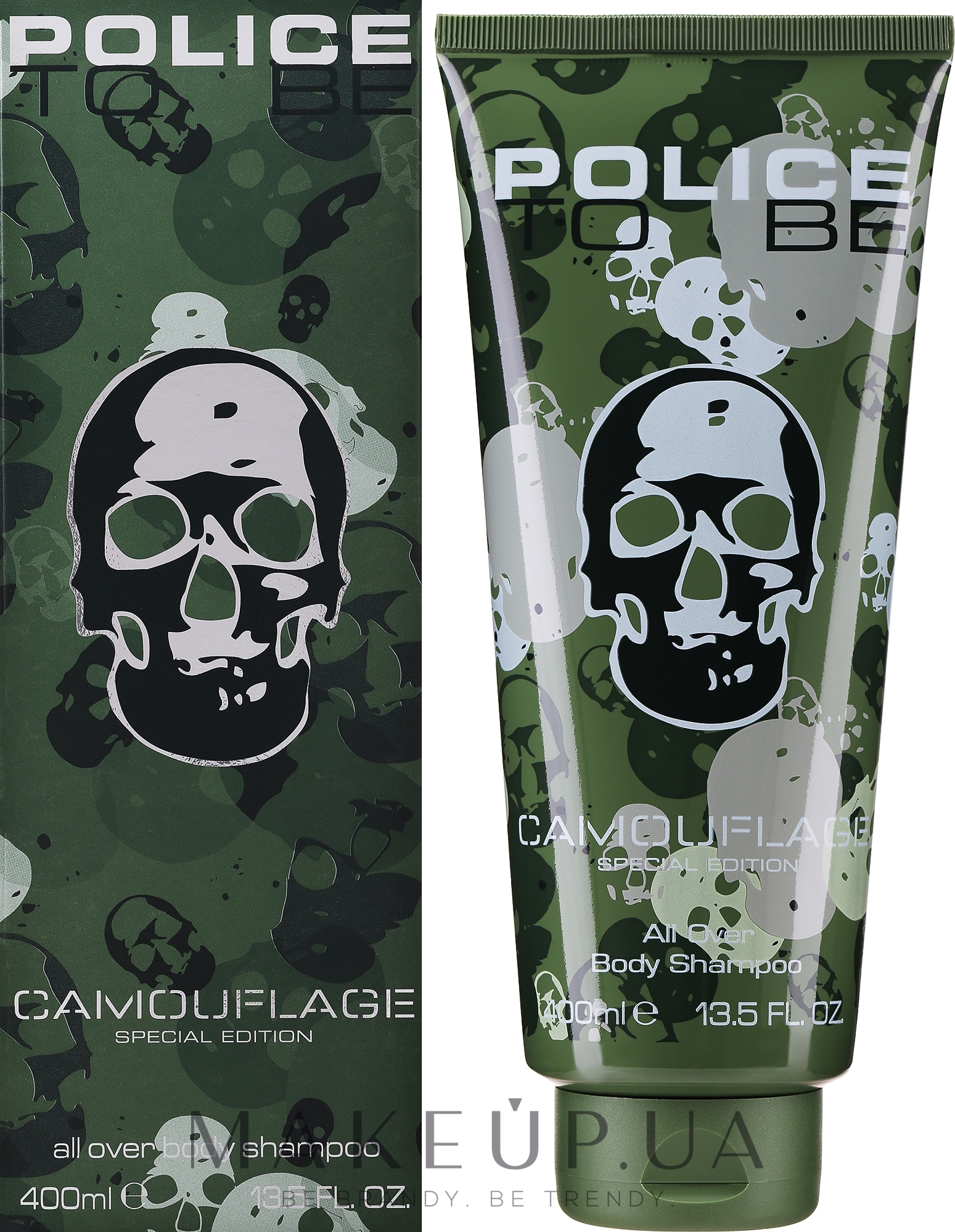 ПОДАРОК! Police To Be Camouflage - Шампунь-гель для душа — фото 400ml