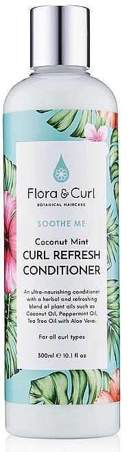 Кондиціонер для волосся - Flora & Curl Soothe Me Coconut Mint Curl Refresh Conditioner — фото N1