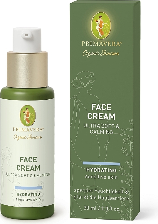 Крем для обличчя - Primavera Hydrating Ultra Soft & Calming Face Cream — фото N1