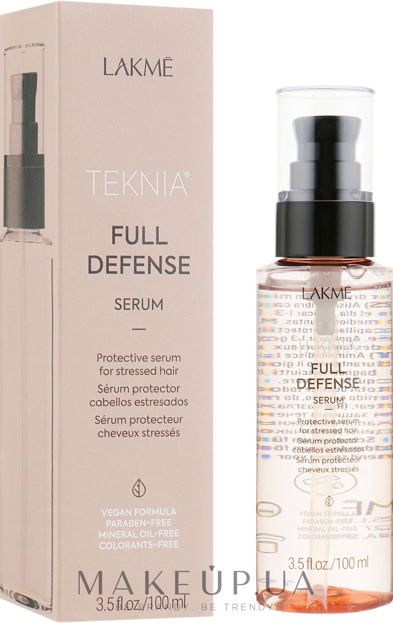 Сыворотка для комплексной защиты волос - Lakme Teknia Full Defense Serum — фото 100ml