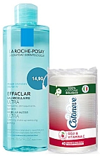 Духи, Парфюмерия, косметика Набор - La Roche-Posay Effaclar (micellar/400ml + flaks/40pc)