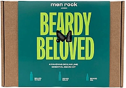 Набор - Men Rock Beardy Beloved Kit (b/wash/100ml + b/balm/100ml + b/oil/30ml) — фото N1