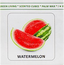 Аромакубики "Арбуз" - Scented Cubes Watermelon Candle — фото N2