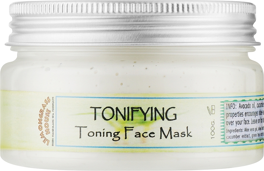 Маска для лица "Тонизирующая" - Lemongrass House Tonifying Toning Face Mask
