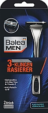 Станок для бритья с 3 лезвиями, упаковка без пластика - Balea Men — фото N1