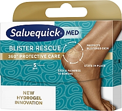 Парфумерія, косметика Пластир для ніг - Salvequick Med Blister Rescue