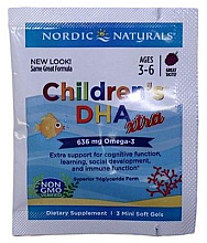 Харчова добавка для дітей, виноград 636 мг "Омега-3" - Nordic Naturals Children's DHA Xtra — фото N1