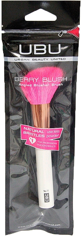 Скошенная кисть для румян №11 - UBU Berry Blush Angled Blusher Brush — фото N2