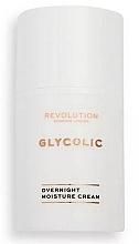 Нічний гліколевий крем для обличчя - Revolution Skincare Glycolic Overnight Moisture Cream — фото N1