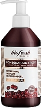 Освежающий гель для интимной гигиены "Гранат и Роза" - BioFresh Via Natural Pomergranate & Rose Refreshing Intimate Cleansing Gel — фото N1