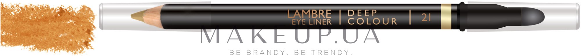 Карандаш для глаз с растушевкой - Lambre Eyeliner Deep Colour — фото 21